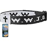 Pmormyy Daily Bible Verse WWJD Bracelet, Christian Jesus Wearable Adjustable Bracelet for Women Men, WWJD Bracelet Scan - What Would Jesus Do Bracelet