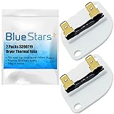 BlueStars 2 Packs 3390719 Dryer Thermal Fuse