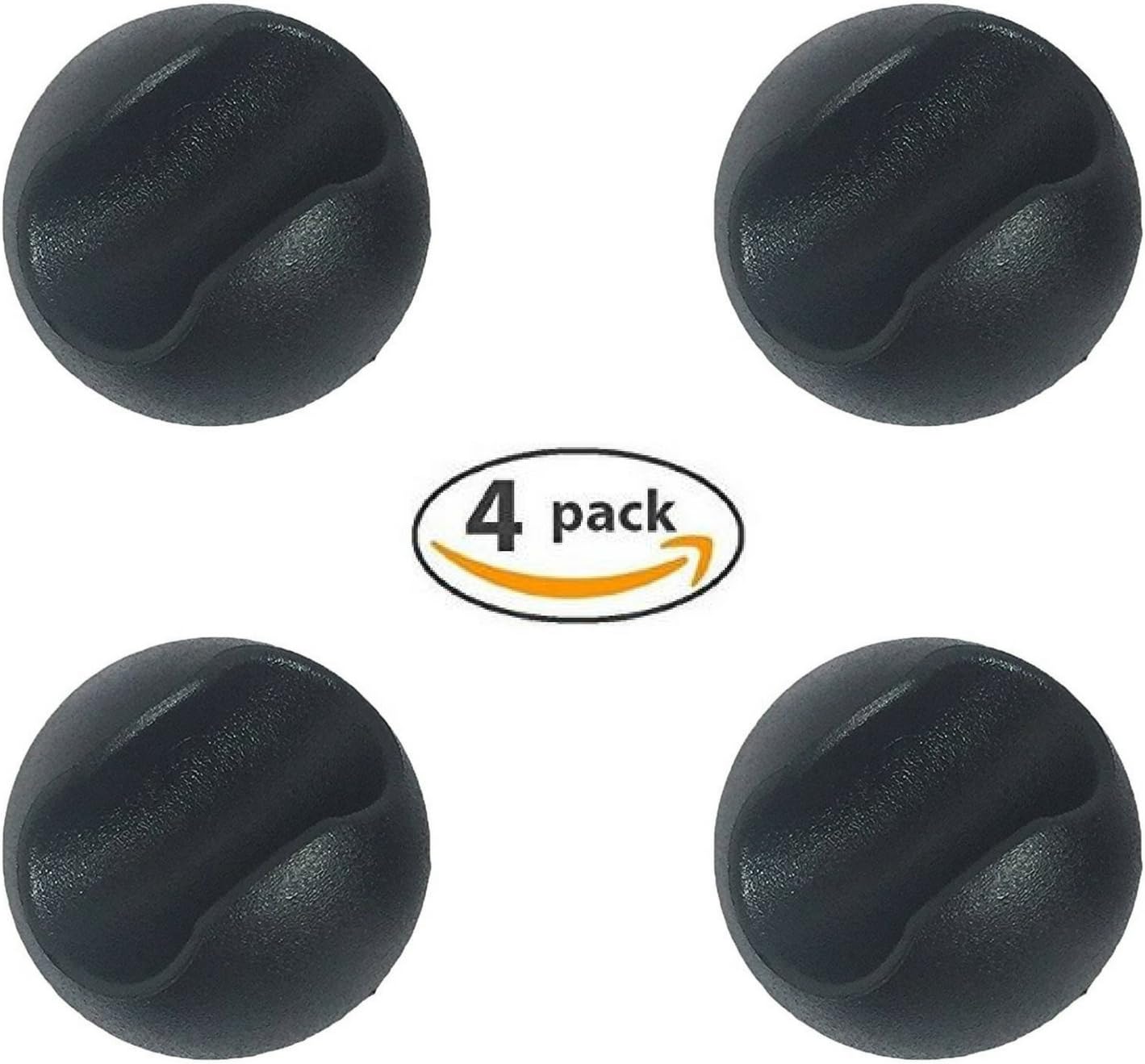 Drenky 4 PCS Hairpin Leg Feet Protector Cover-Top New Tighter Floor Glides-Four Pack-Top Clip Guards for 10mm Steel Hairpin Table Legs - Image 4