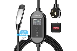 Unitek 40A 9.6KW Tesla Home Charger -Auto Sensing Level 2 Portable Tesla Wall Charger,240V Mobile Charger Connector for Tesla, EV Charging Station for Tesla, EV Mobile Charger for Tesla Model 3/Y/S/X