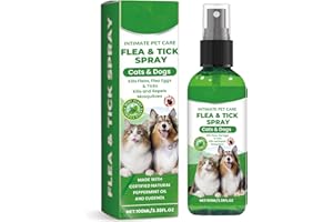 MULTILASER Flea and Tick Spray for Dogs, Flea and Tick Prevention for Dogs Cats, Flea Spray for Home Repel Fleas, Ticks, Mosquitoes, Mites, Ants