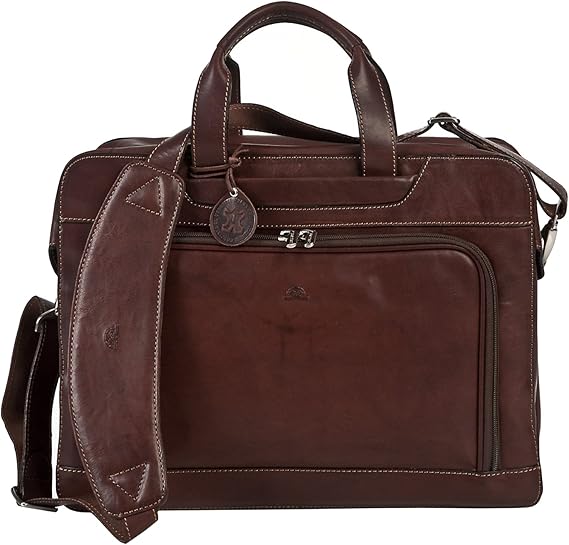 Amazon Co Jp Tony Perotti メンズ イタリアンカウレザー ナポリ ノートパソコン ジップアラウンド ダブルコンパートメント レザー ブリーフケース Us サイズ One Size Tony Perotti 服 ファッション小物