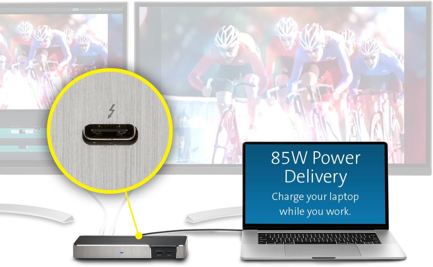 Kensington SD5200T Thunderbolt 3 Docking Station - 85W PD - Dual Monitor 4k for Mac and PC (K38300NA): Computers & Accessories