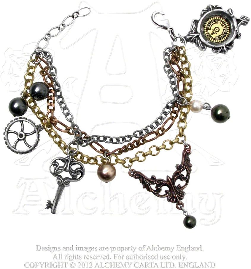 Mrs Hudsons Cellar Keys Steampunk Alchemy Gothic Bracelet