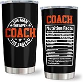 Nffuitt Coach Gifts, Coaches Gifts for Men Women, Swim Gymnastics Cheer Dance Music Golf Basketball Soccer Football Softball Baseball Gym Coaches Gift, Coach Cup Tumbler Stainless Steel 20 Oz 1PC