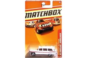 MATTEL Matchbox 2010 Emergency Response 1963 Cadillac Ambulance Mercy Hospital White
