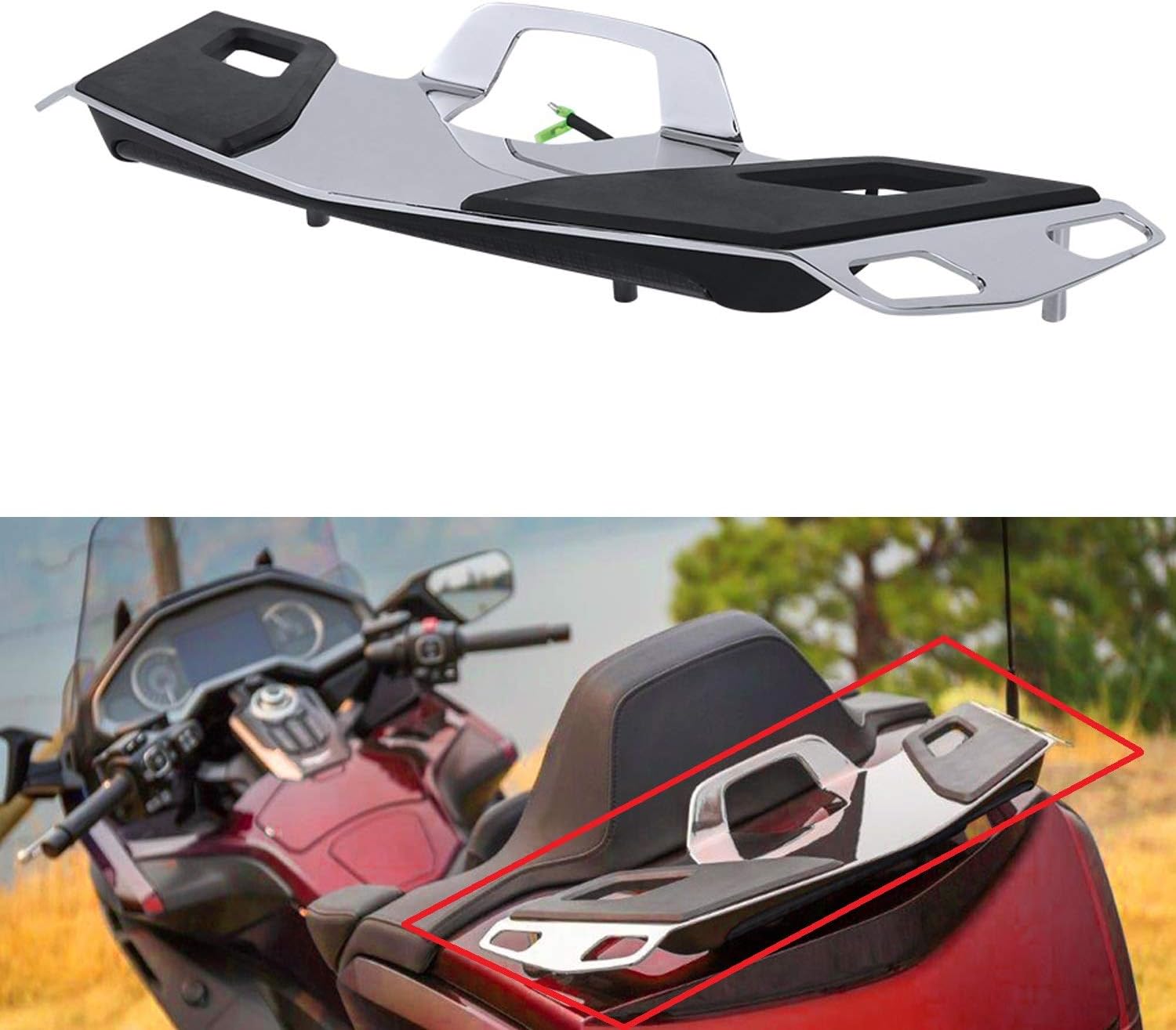 Gold Wing Trunk Luggage Rack Fit 2018 to 2019 Honda GL1800 Motorcycle