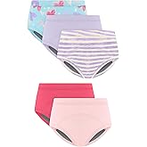 Hanes Toddler Girls' Potty Trainer Brief, Moisture-Wicking Panty, Odor Protection Potty Trainer Underwear, 6-Pack