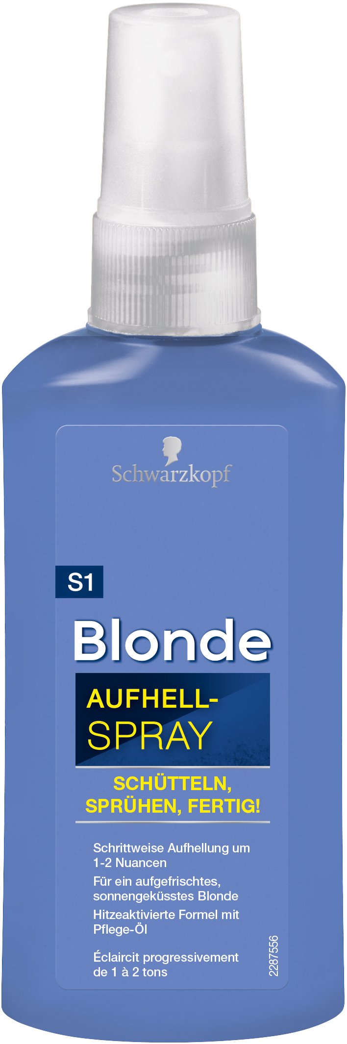 Schwarzkopf Blonde Brightener S1 Brightening Spray, Level 3, Pack of 3 (3 x 125 ml)