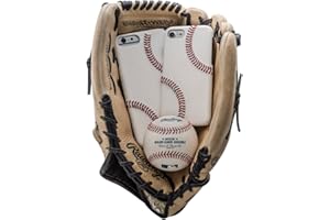 mcmadley Baseball Phone Case for iPhone 7 Plus / 8 Plus, Made with MLB Baseball Leather and Raised Stitch, Ultra Thin, Protec