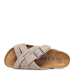 Birkenstock Lugano Soft Footbed Suede Sandals