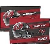 Northwest NFL Tampa Bay Buccaneers 2-Pack Fan Towel Set, 16" x 25" Each, Swipe, Team Colors