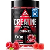 ARDORACON NSF Certified Creatine Gummies for Women &amp; Men, 120 Count | 6-in-1 with Taurine +Electrolytes +Vitamin B12, Creatine Monohydrate Gummies for Muscle Support, Raspberry Flavor