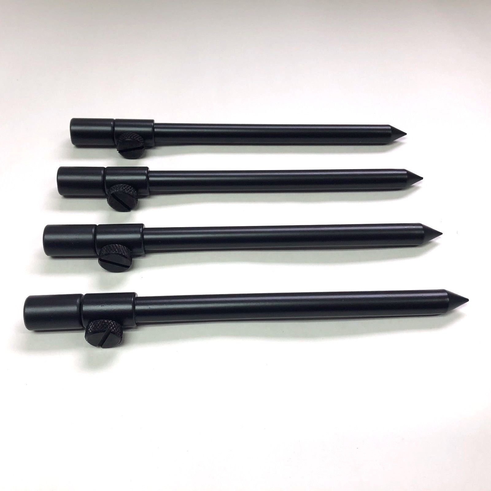 4 x 20-30cm Black Carp Coarse Ali Aluminium Bank Sticks Bank Sticks Fishing