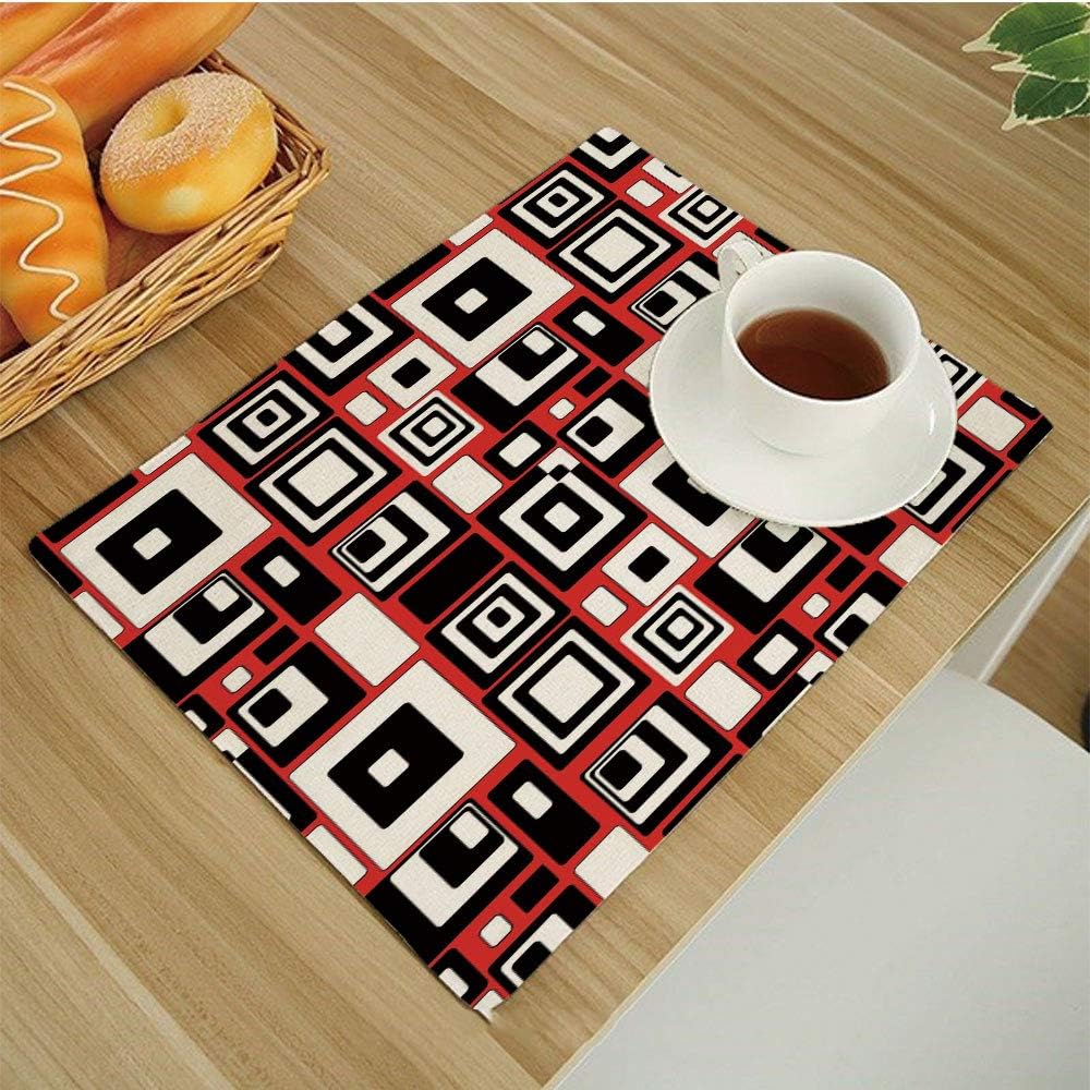 HeatResistant Placemats,Stain Resistant AntiSkid Washable