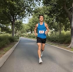 UISKOOPW Tyvek Race Bibs Running Numbers Bibs with