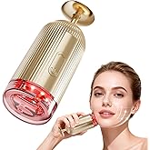 New Facial Massager Tool, Microcurrent Facial Device with Suction Shot, 4 Color Red Light Therapy, Face Massager Tool for Skin Care, Double Chin, Wrinkle Reduction and Firming, Portable Face Device
