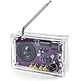 Radio with Large Speaker and Acrylic Case,DIY FM Radio Soldering Project, Electronic Soldering Practice Kit for High School S