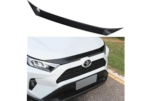 Birbenben for 2019-2025 Toyota RAV 4 Hood Air Deflector, Carbon Fiber Front Hood Bonnet Cover Trim, Hood Protector Bug Shields, Exterior Bumper Guard for RAV4 2024 2020 2021 2022 2023