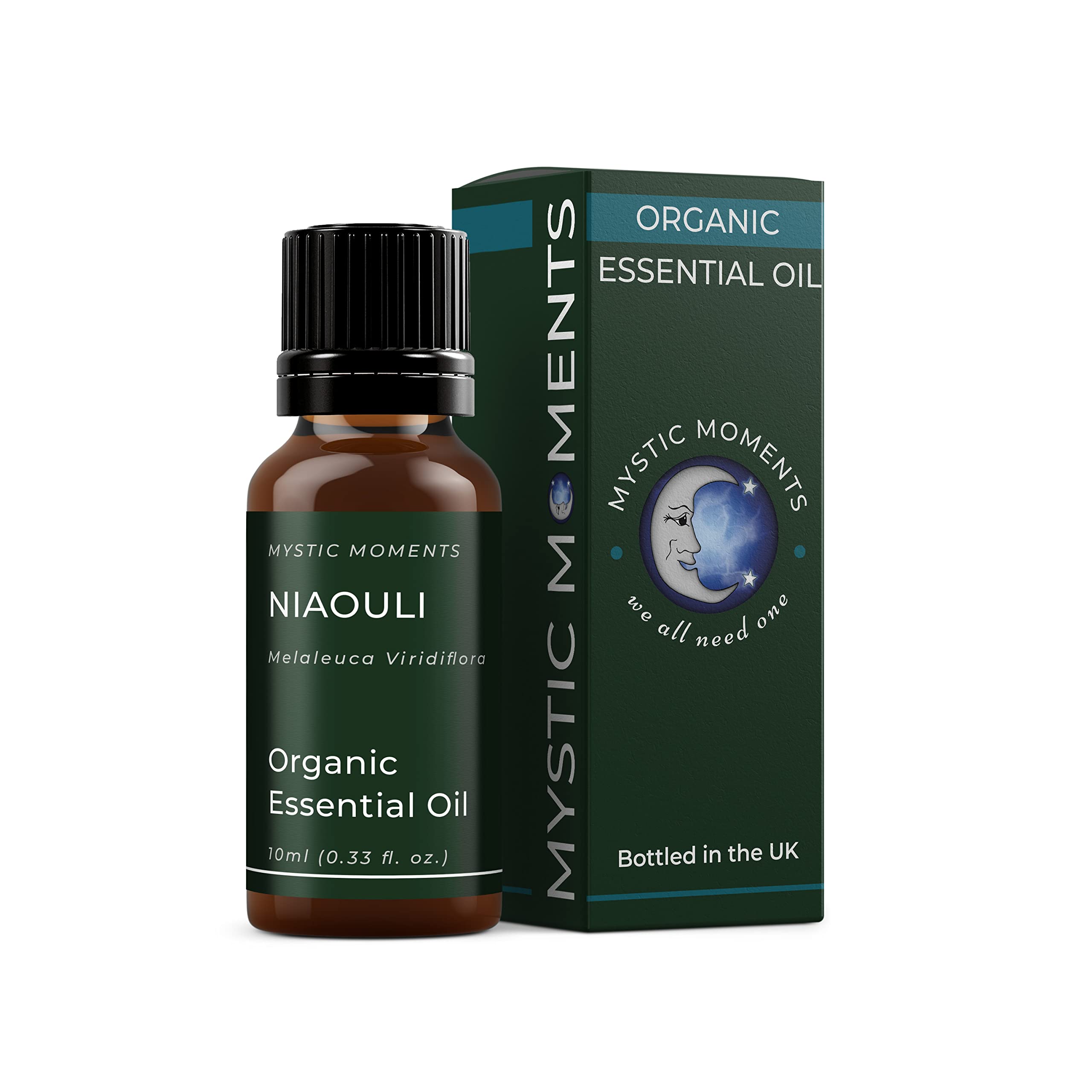 Mystic Moments | Organic Niaouli Essential Oil (Melaleuca quinquenervia) 10ml | Fresh Camphorous Aroma | Clarifying Home Ambience | Aromatherapy & DIY Blends