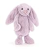 Jellycat Bashful Lilac Bunny Stuffed Animal, Medium 12 inches - Rabbit ...