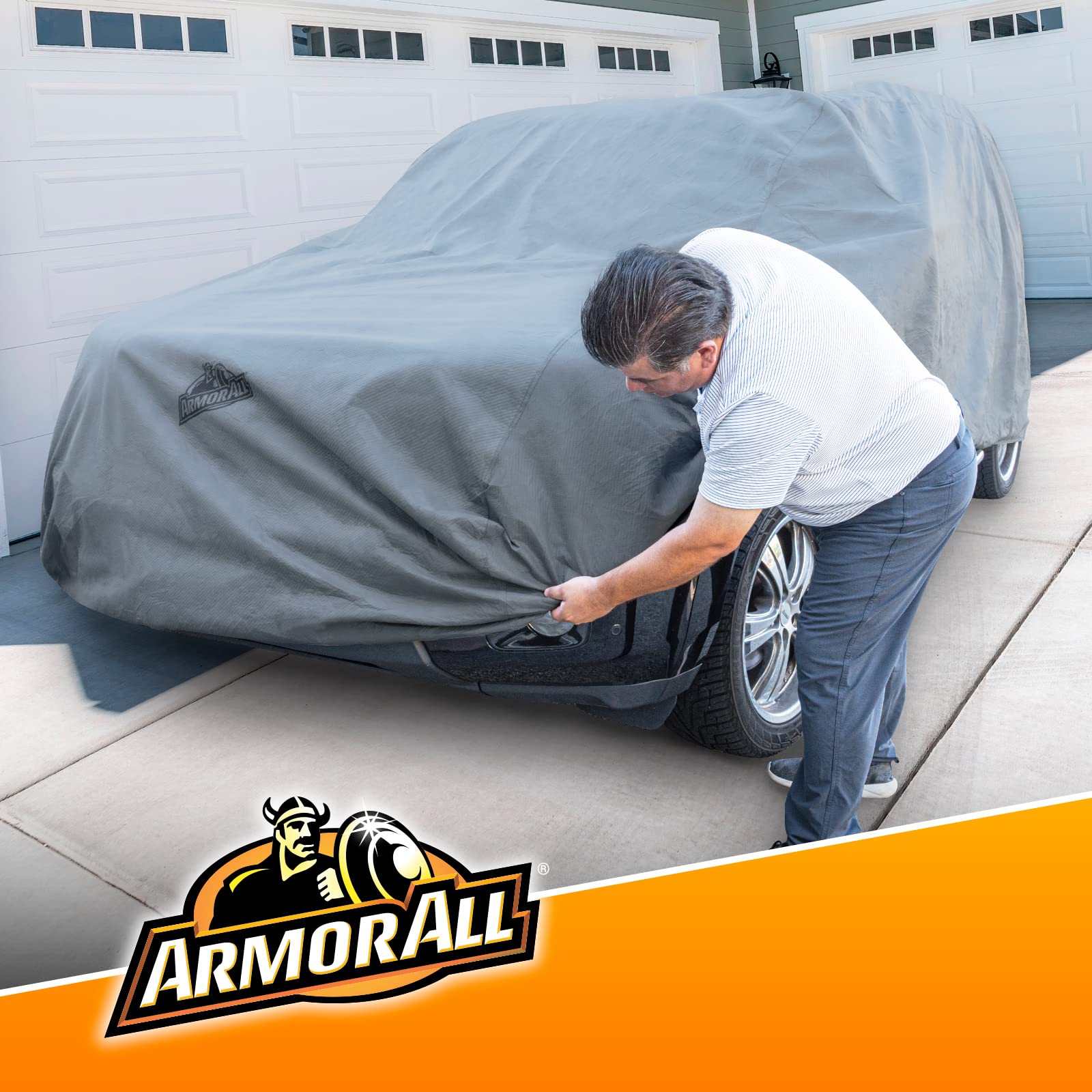Photo 1 of Armor All Heavy Duty Premium All-Weather SUV Car Cover by Season Guard; Max Protection from Sun Rain Wind & Snow for SUV or CUV up to 205" in Length; Indoor & Outdoor Covers; Grey
