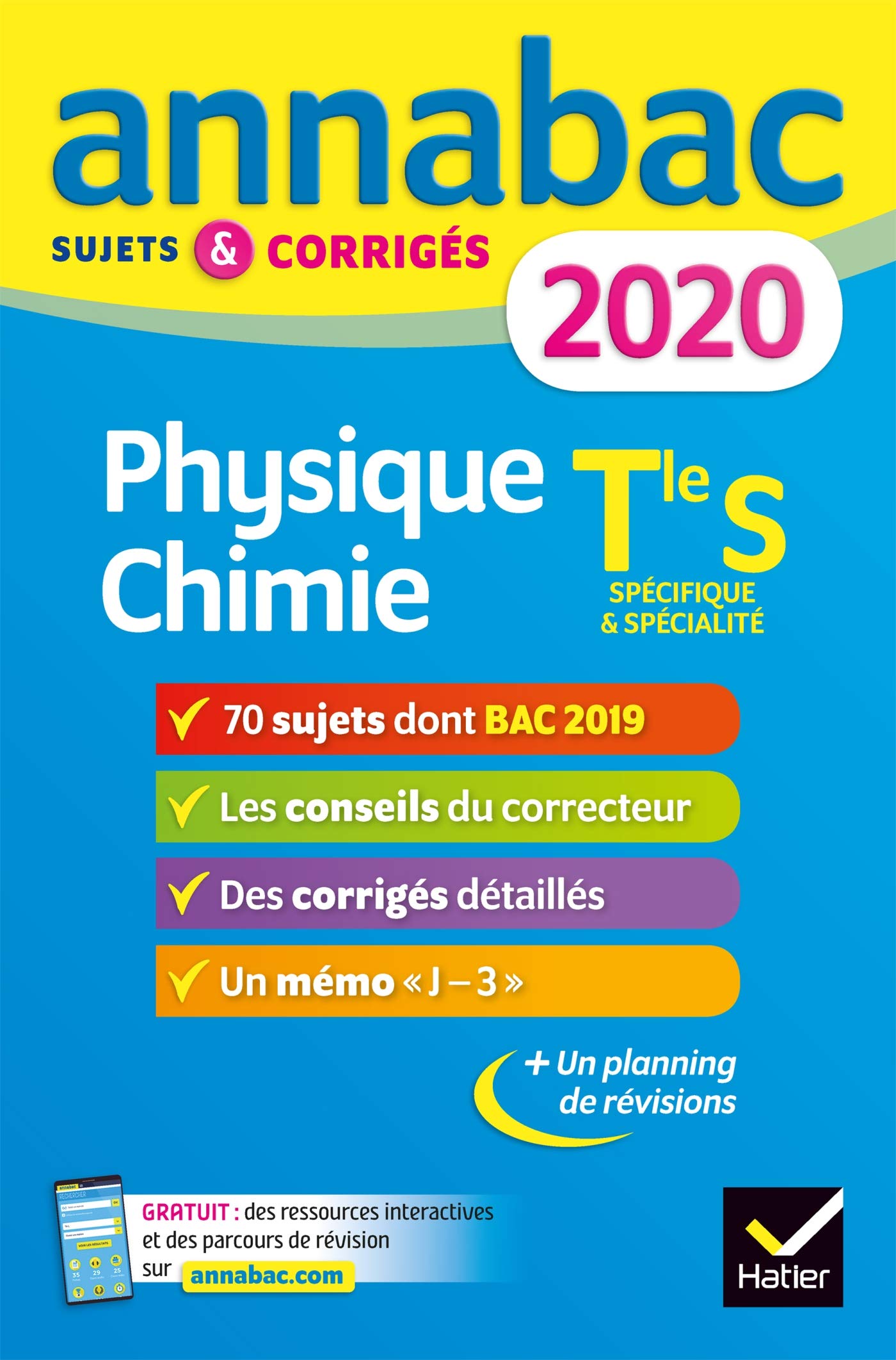 Annales Annabac 2020 Physique Chimie Tle S Sujets Et Corriges Du Bac Terminale S Annabac 11 French Edition Adam Caroline Freret Jerome Moncany Julien Moncany Carole 9782401052390 Amazon Com Books
