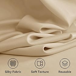 20ft x 12ft Beige Backdrop Curtain for