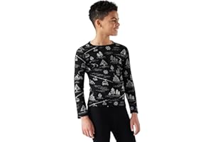 Smartwool Kid's Classic Thermal Merino Base Layer Crew for Boys and Girls