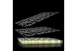 Laza 240 Pcs Thin Breathable Adhesive Tabs Fake Nail Glue Sticker 10 Sheets Super Sticky Double Sided Tips (Germany Jelly Gel) Flexible for Acrylic False Nails Manicure Tape