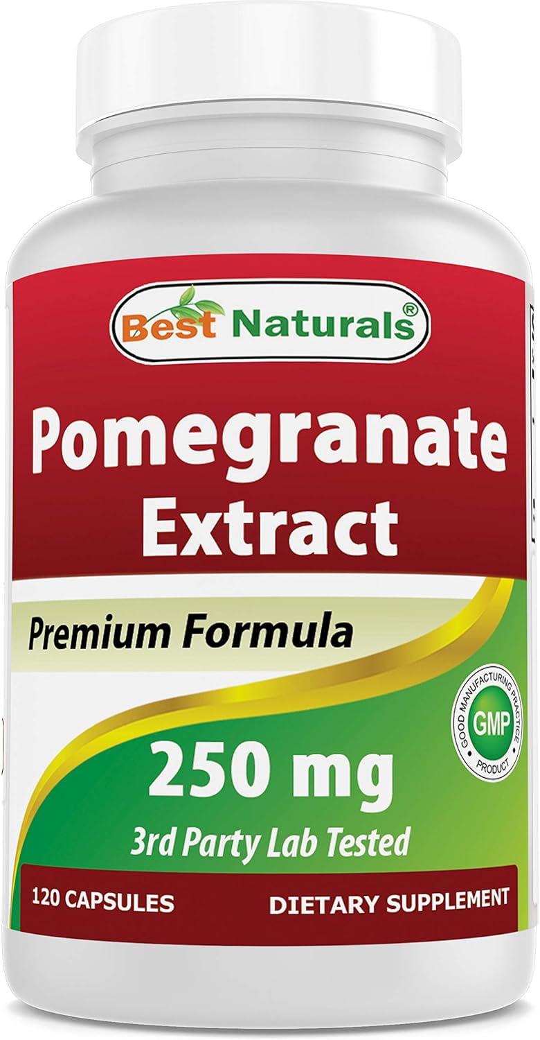 Best Naturals Pomegranate Extract 250 mg 120 Capsules Amazon.co.uk