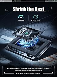 llano Laptop Cooler, Gaming Laptop Cooling Pad with