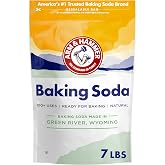 ARM &amp; HAMMER Baking Soda, 100% Pure Sodium Bicarbonate Powder, 7 Lbs | Multi-Purpose, For Cooking, Cleaning, Laundry &amp; Deodorizing