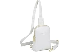 INICAT Small Crossbody Sling Bags for Women Vegan Leather Cell Phone Purse Fanny Packs for Women Men