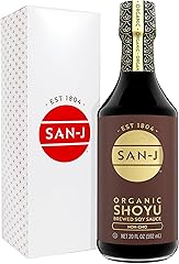 San-J - Organic Shoyu Soy Sauce - Made with Wheat and Whole Soy - Specially Brewed - 20 oz. Bottle
