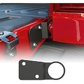 Xipoo Tailgate Anti-Theft Lock Compatible with 2021-2025 Ford F150 | Truck Bed Security Hinge Bracket Lock Theft Protector Replacement for 2021-2025 Ford F-150 Accessories