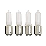 Satco S1982/04 T4 Halogen Light Bulb, BA15d
