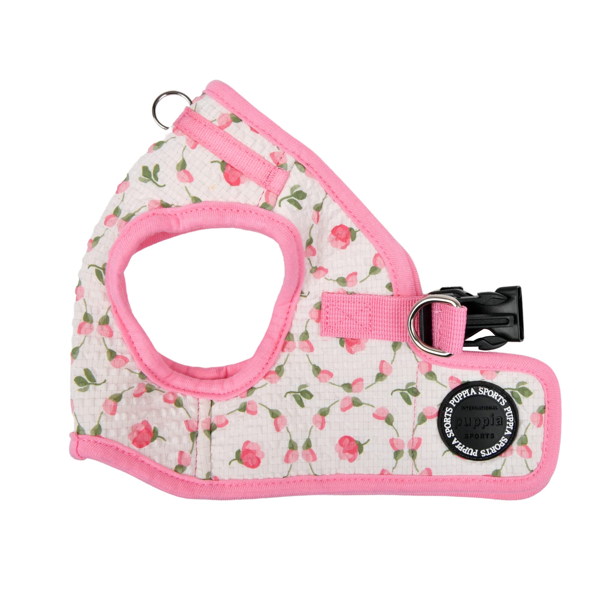 Puppia Spring and Summer Fashion Step-in Vest Dog Harness, Pink_Florian, Extra Large