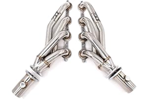 PG POWERGO MOTORSPORT POWERGO MOTORSPORT 1100003630 Exhaust Headers 1-5/8 x 2-1/2 in. 304 Stainless Steel for LS Swap (LS1/LS2/LS6/LS7) for C10 C1500 Suburban Blazer Camaro Firebird Chevelle El Camino Caprice Impala Nova