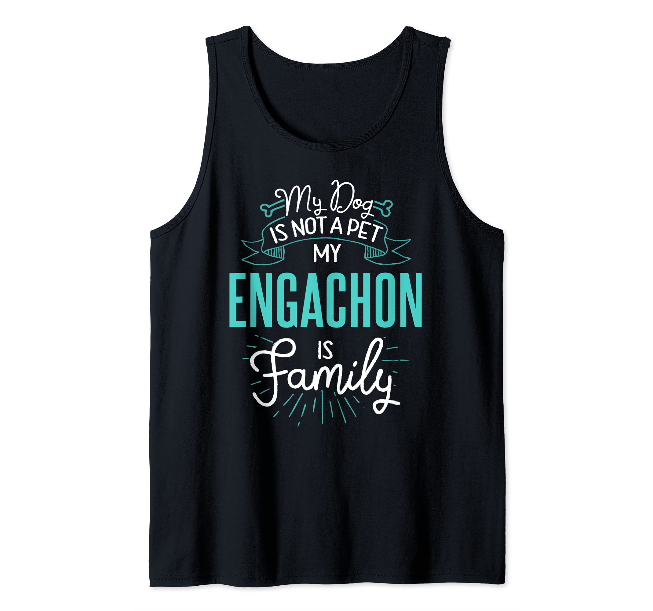 Cute Engachon Design Family Dog Giftn Tank Top