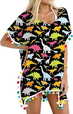 rainbow bathing suit cover up