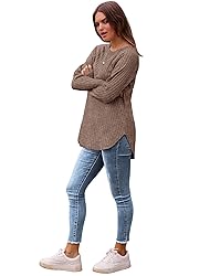 Saloogoe Sweaters for Women Long Sleeve Tunic