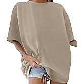 ORANDESIGNE Womens Oversized Cotton T Shirts Graphic Tees Short Sleeve Vintage Tops Casual Summer Clothes 2026