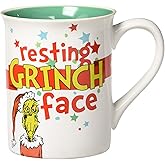 Department 56 Resting Grinch Face Mug, 16 Ounce