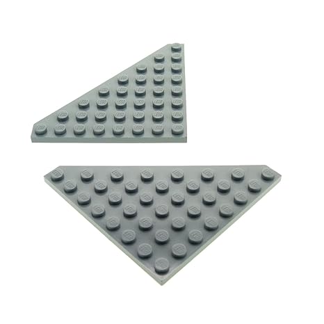 LEGO 2 x System Flügel BAU Dreieck Platte neu-hell grau 8X 8 Ecke für Set Star Wars 10188 10143 7965 75105 9500 4268343 30504