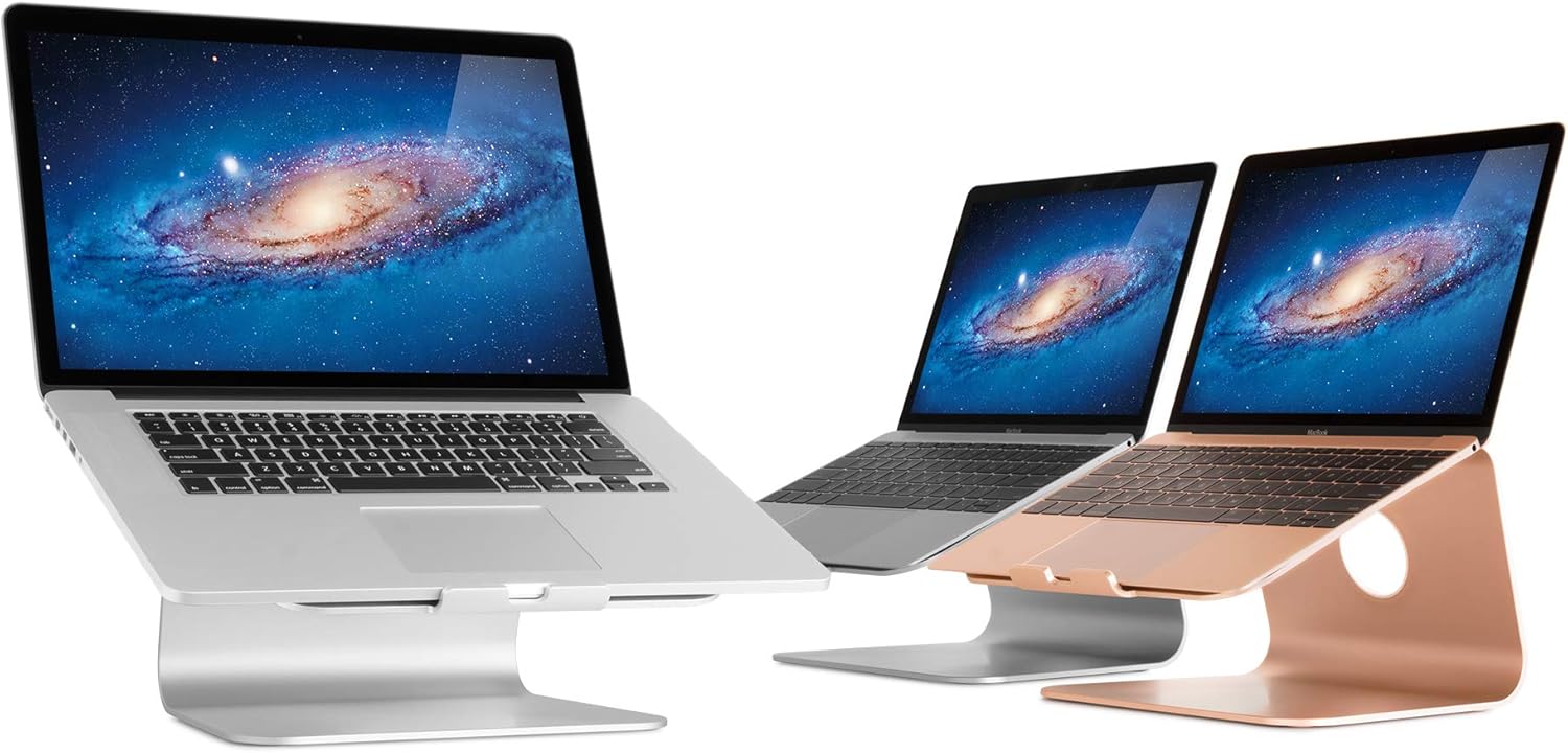 Rain Design mStand360 Laptop Stand with Swivel Base, Silver (Patented) - 10036: Computers & Accessories