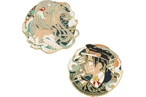 YURAOER Toilet Bound Hanako Kun Anime Pins, TBHK Manga Cartoon Figures Yashiro Nene Hanako-kun Brooches Enamel Lapel Pins Cosplay Jewelry