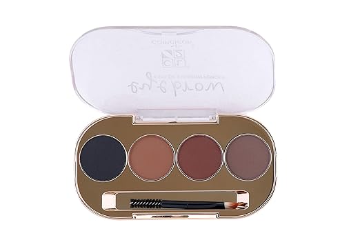 AYA Cameleon 4 in 1 Eyebrow Cake Powder with Application Brush 04