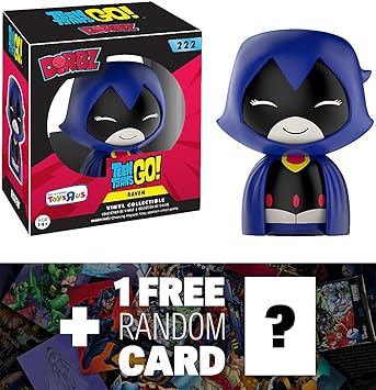 Buy Raven Toys R Us Exclusive Funko Dorbz X Teen Titans Go Mini Vinyl Figure 1 Free Official Dc Trading Card Bundle 118767 Online At Low Prices In India Amazon In