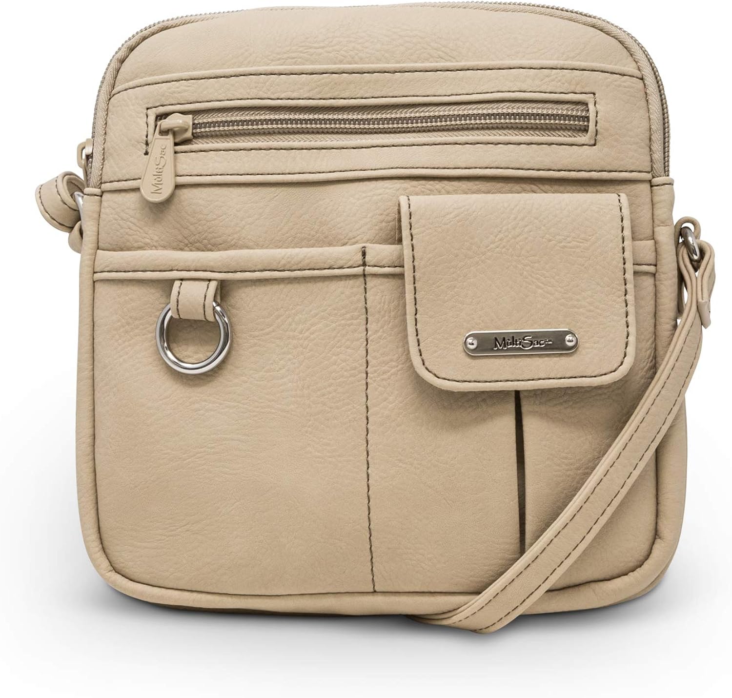 MultiSac Women's North South Mini Zip Around Crossbody Bag Cross Body